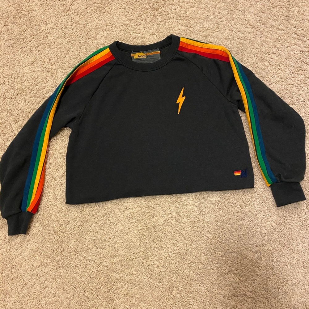 Aviator Nation Cropped Sweatshirt